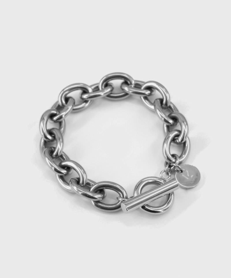 LHME エルエイチエムイー サージカルステンレス アクセサリー ブレスレット 太め 2BR002B