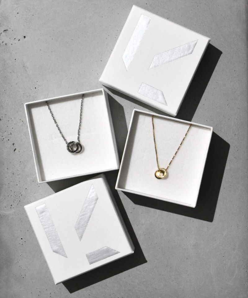LHME エルエイチエムイー サージカルステンレス アクセサリー ペアネックレス