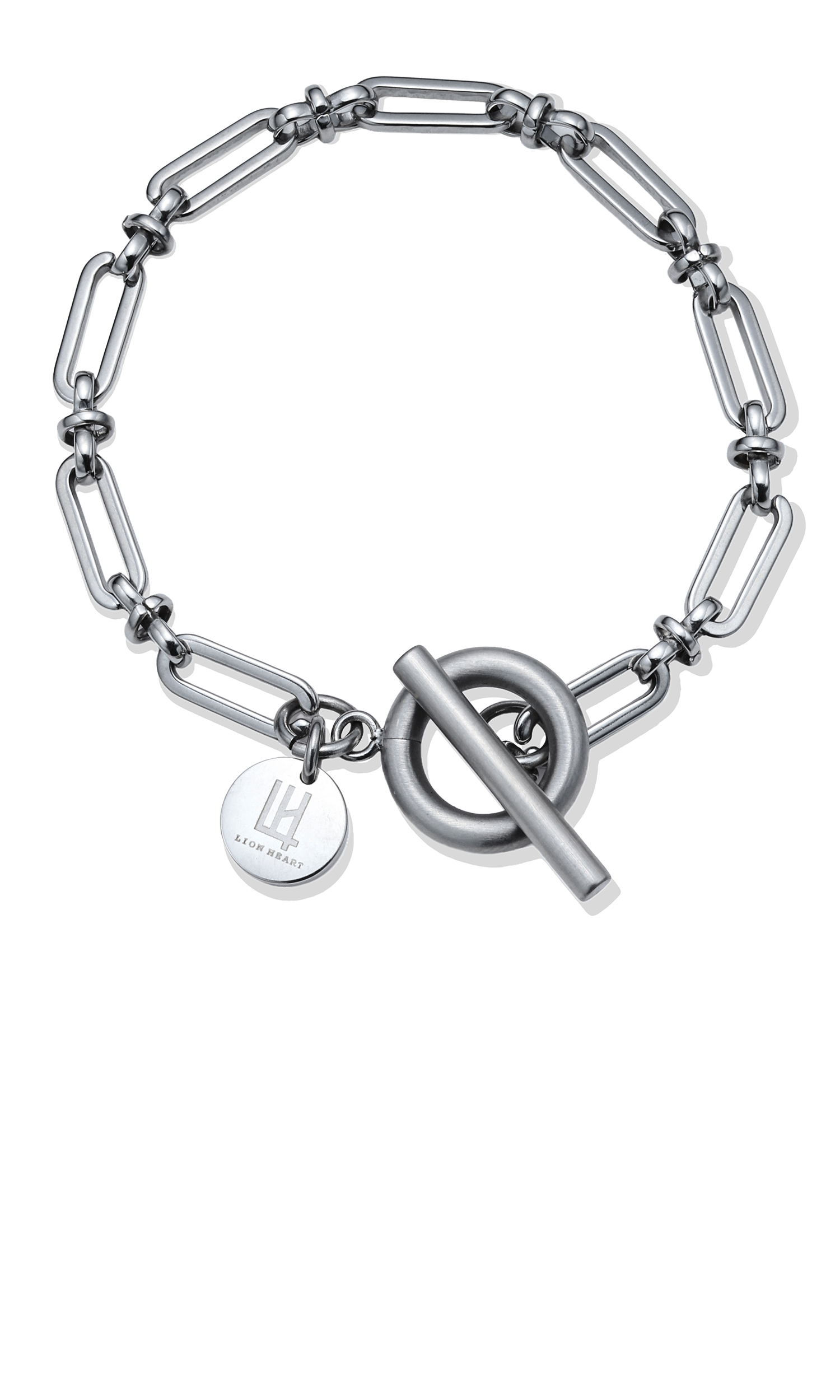 ミディアムチェーンブレスレット（変形フィガロチェーン）