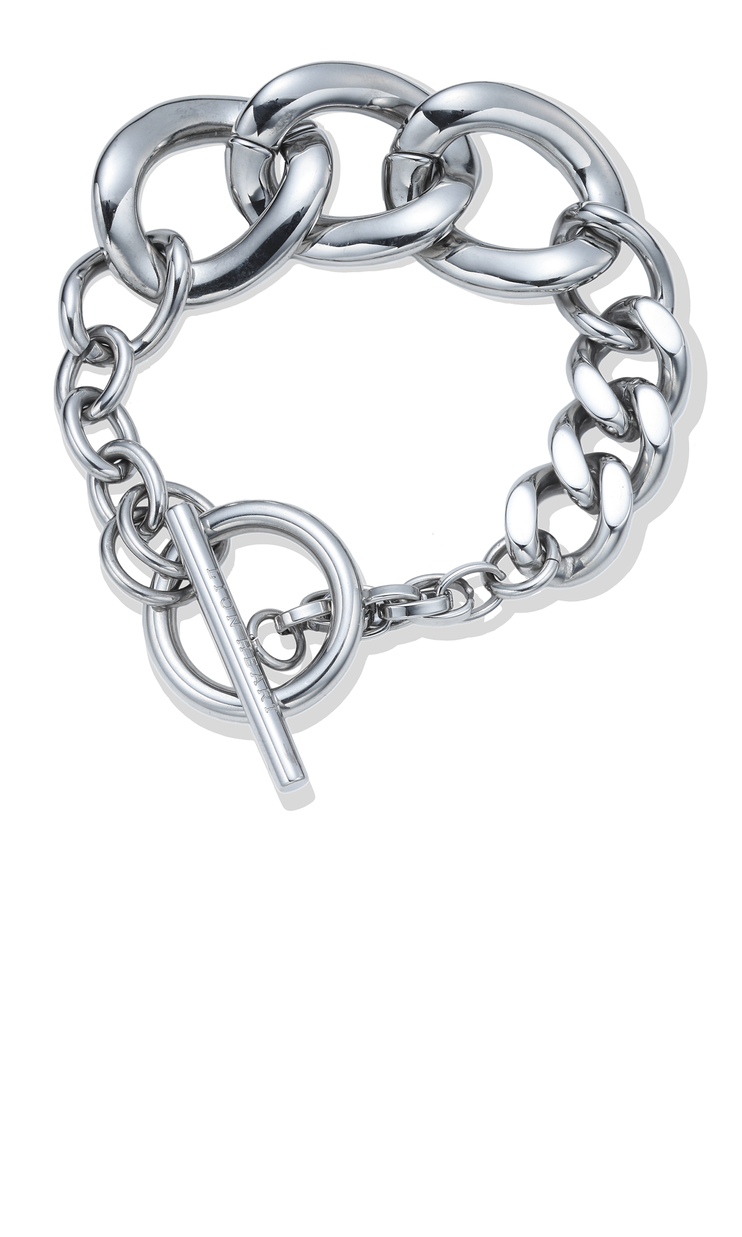 ミックスリンクチェーンブレスレット