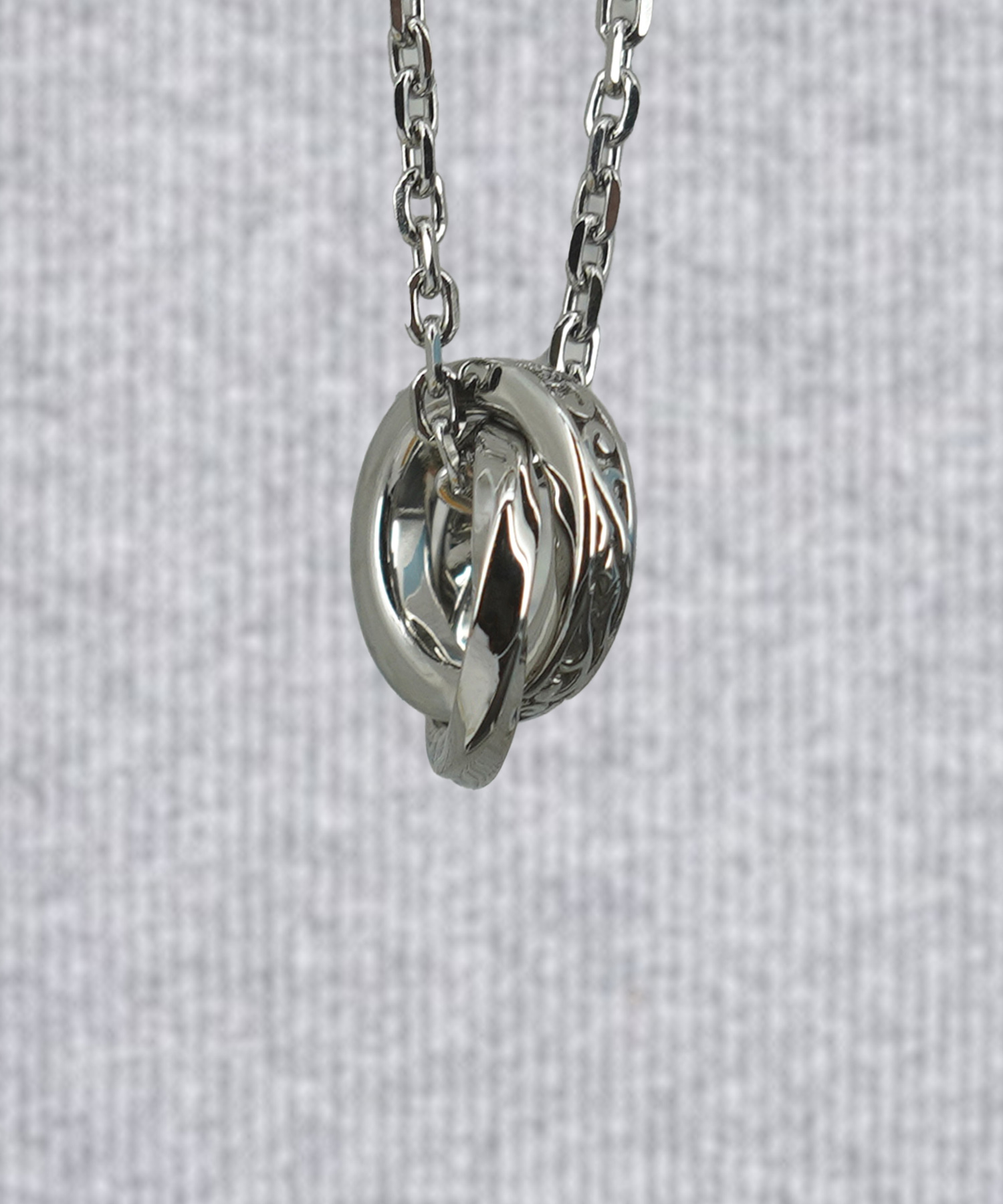 Try Necklace Tategami W Ring(silver)