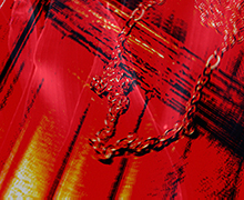 ミディアムシルバーチェーンネックレス/喜平