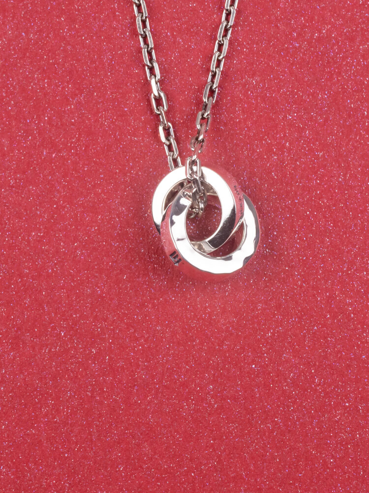 Tsuchime W Ring Necklace